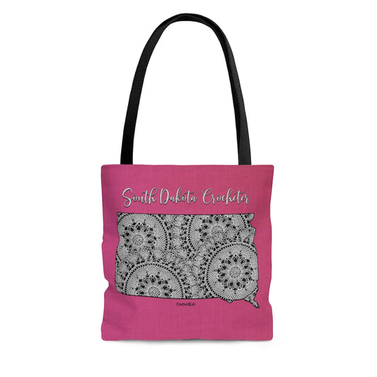 South Dakota Crocheter Cloth Tote Bag