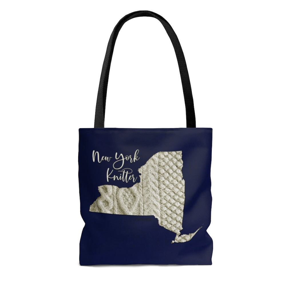 New York Knitter Cloth Tote Bag