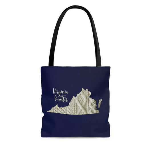 Virginia Knitter Cloth Tote Bag