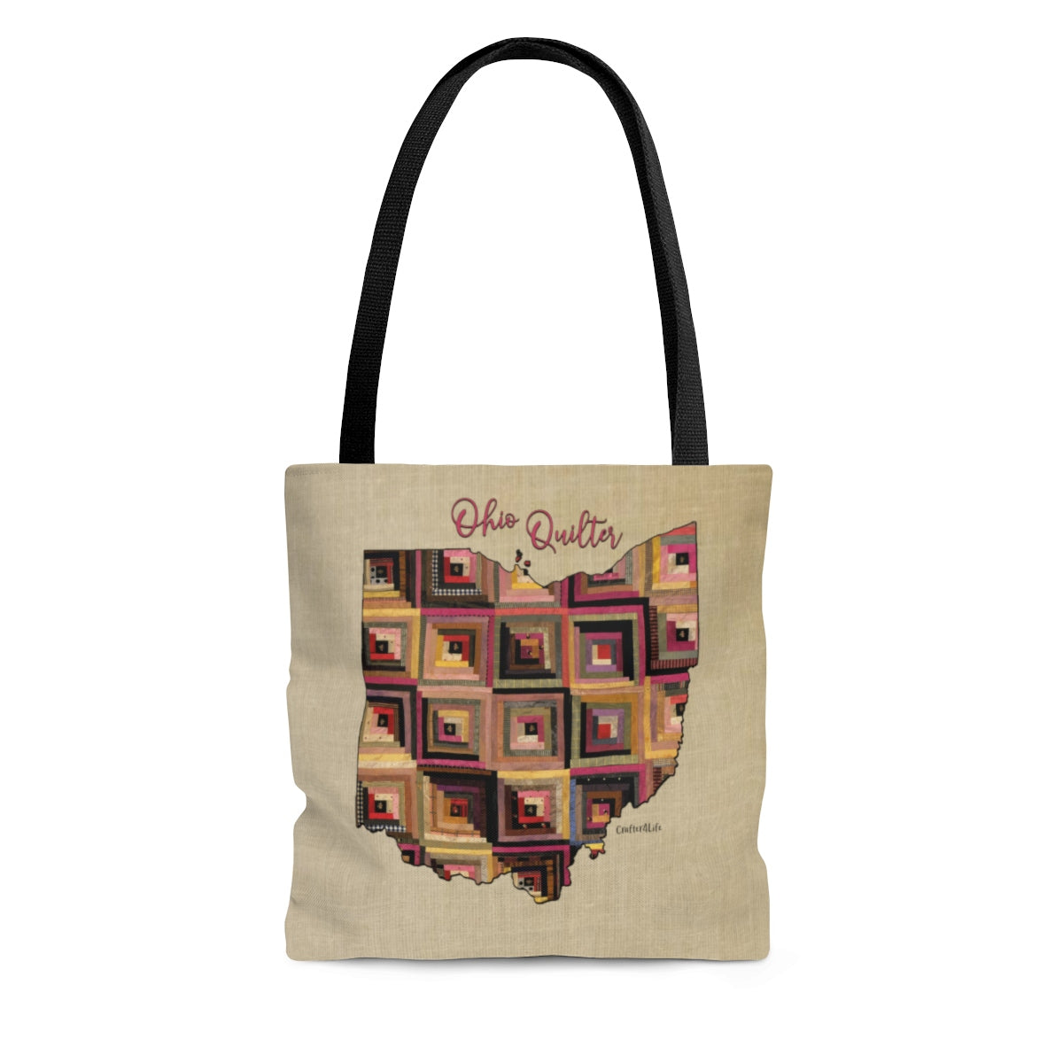 Ohio Quilter Cloth Tote Bag