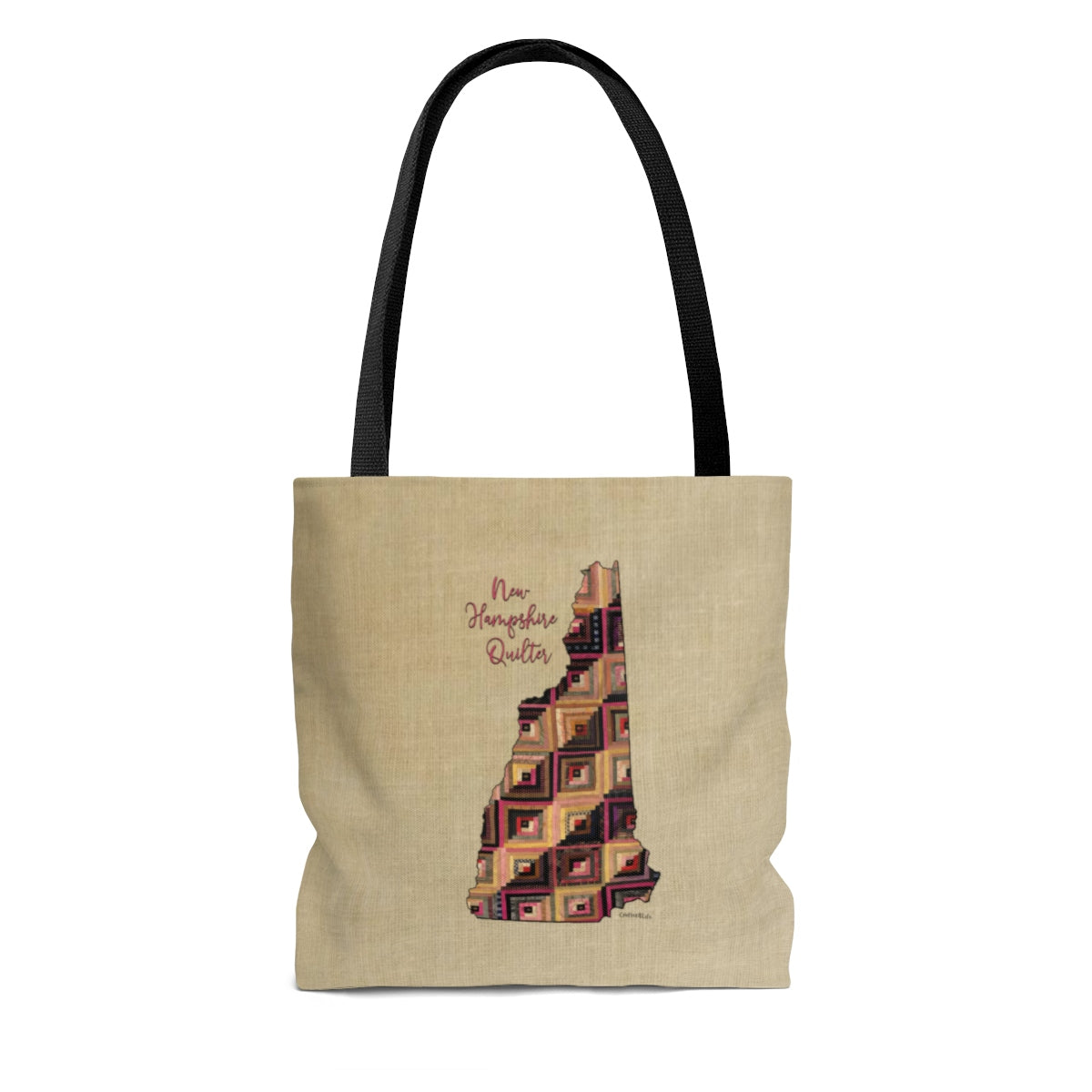 New Hampshire Quilter Cloth Tote Bag