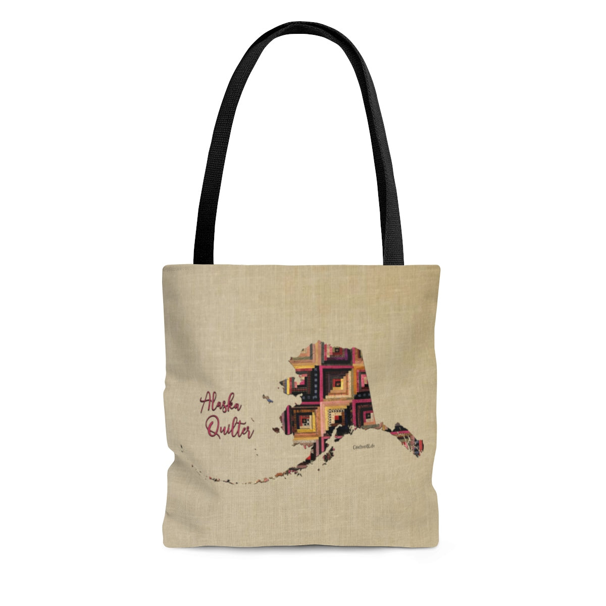 Alaska Quilter Cloth Tote Bag