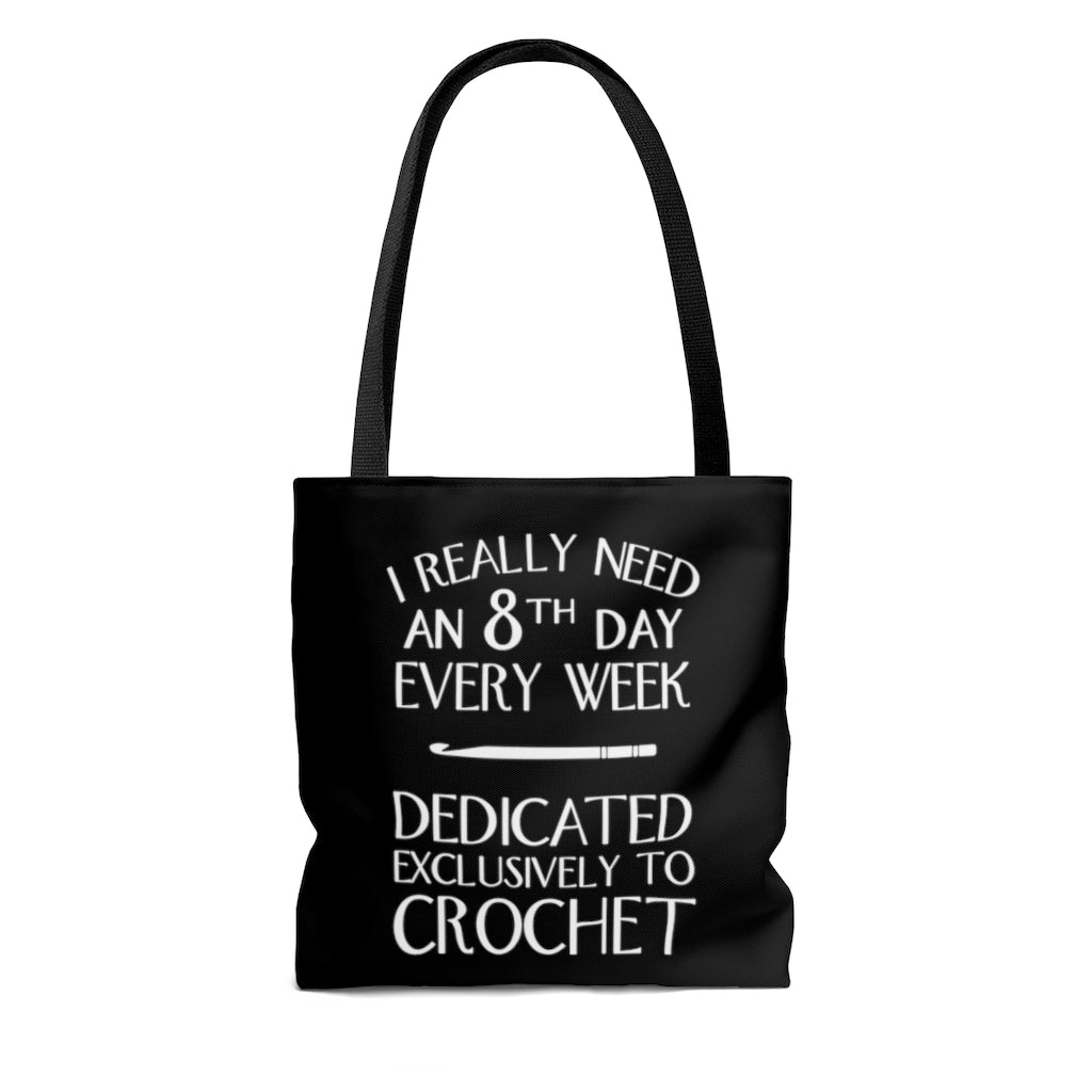 8th Day to Crochet - Tote Bag