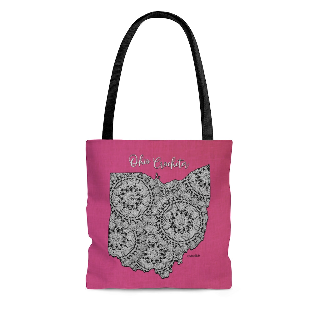 Ohio Crocheter Cloth Tote Bag
