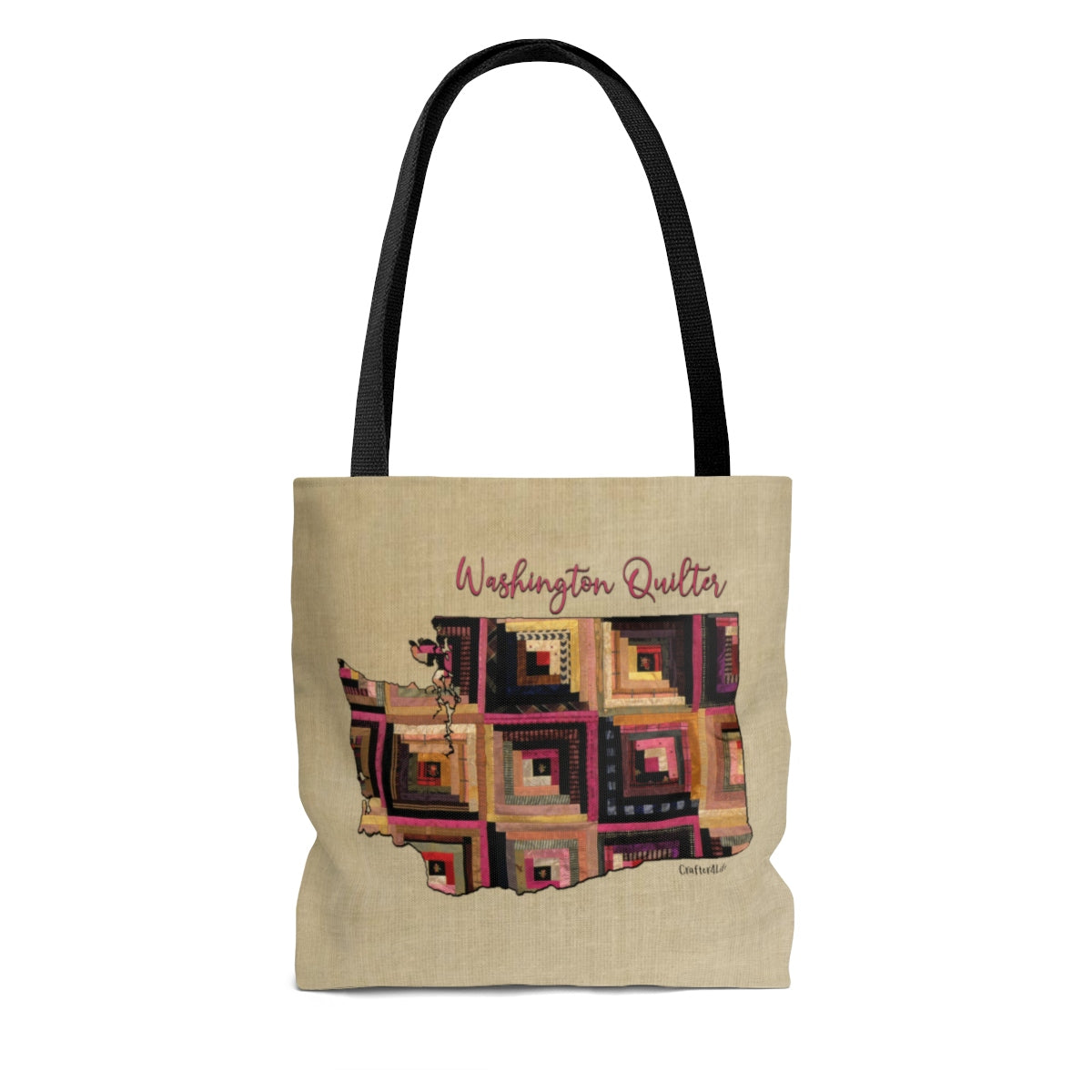 Washington Quilter Cloth Tote Bag