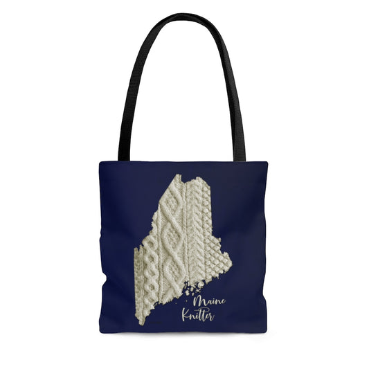 Maine Knitter Cloth Tote Bag