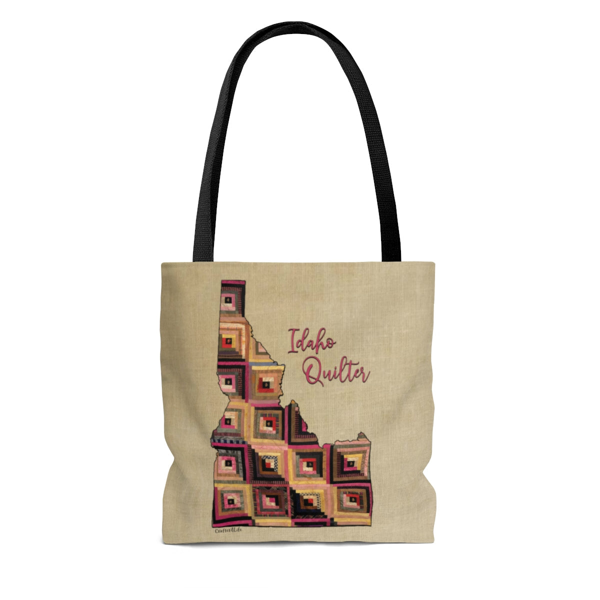 Idaho Quilter Cloth Tote Bag
