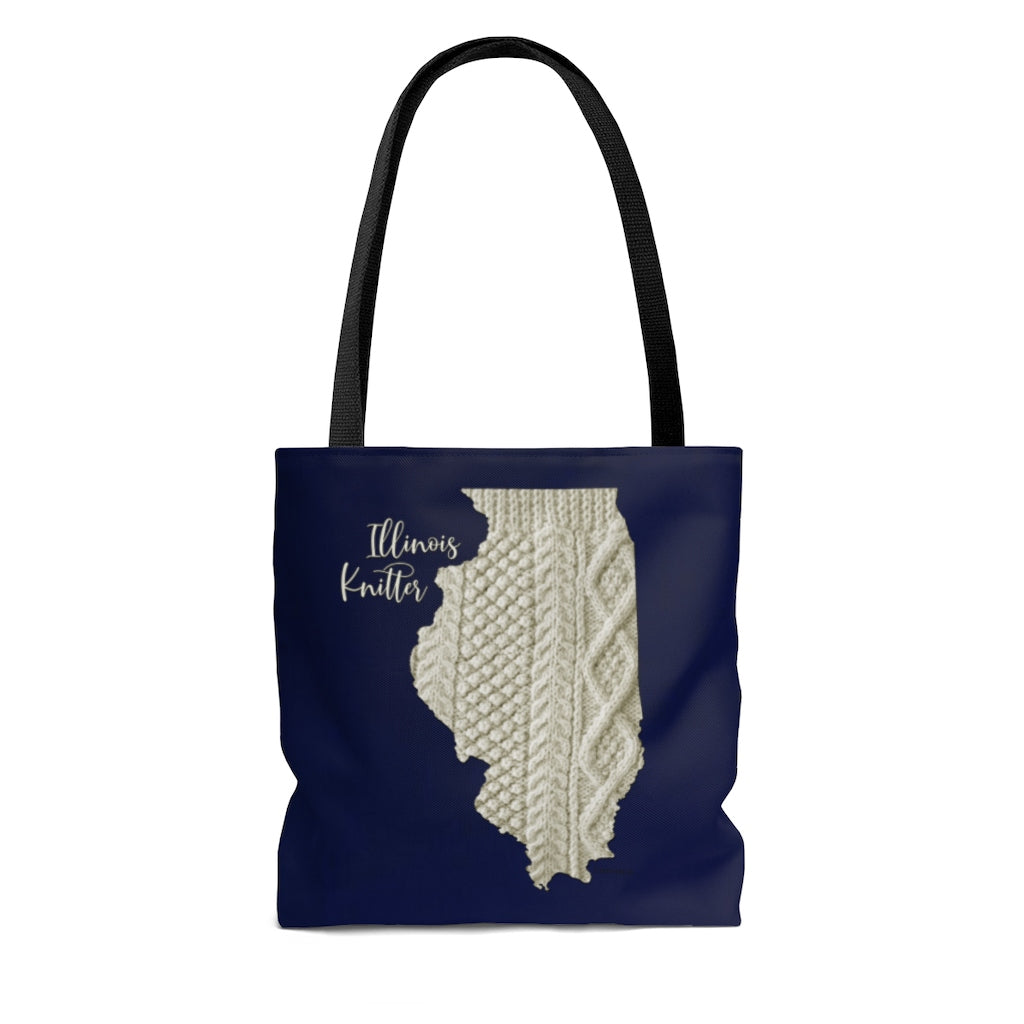 Illinois Knitter Cloth Tote Bag