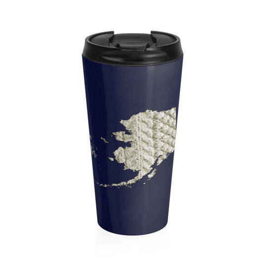 Alaska Knitter Stainless Steel Travel Mug