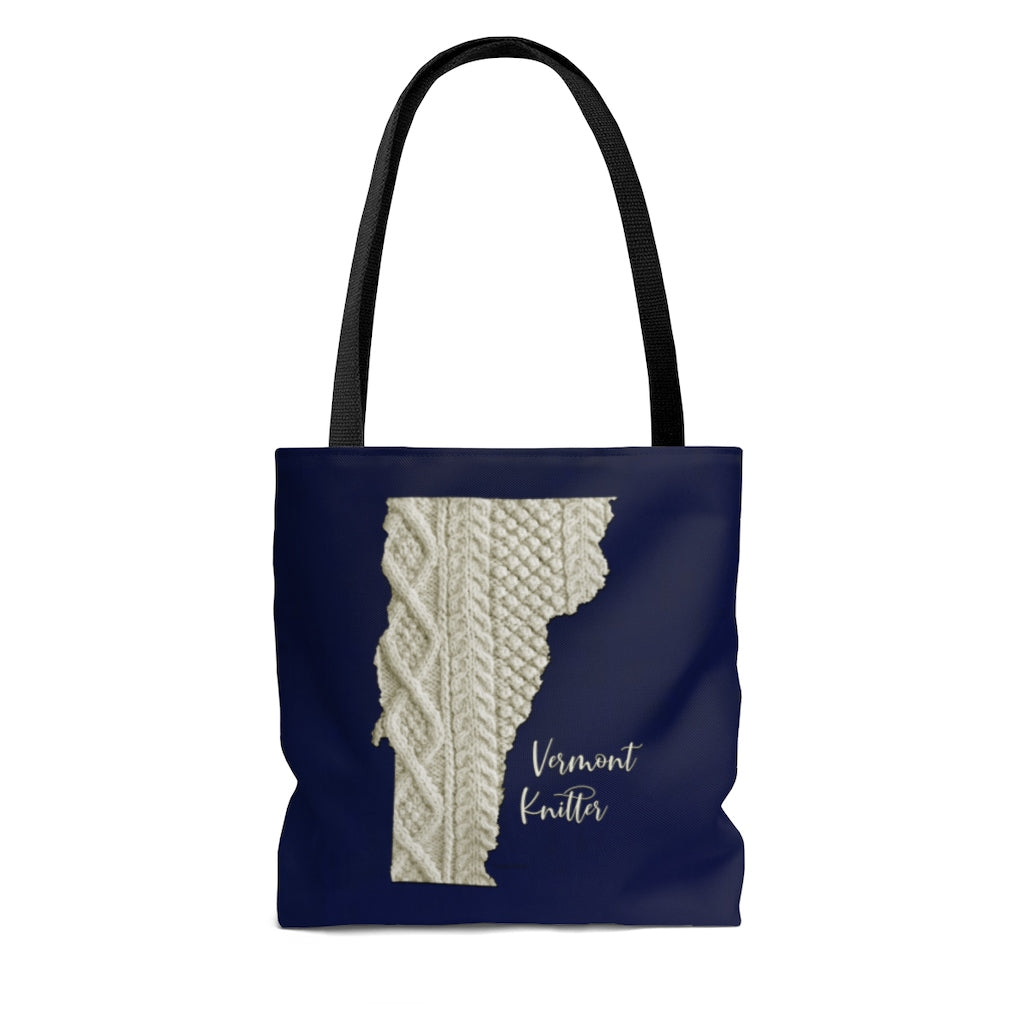 Vermont Knitter Cloth Tote Bag