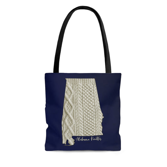 Alabama Knitter Cloth Tote Bag