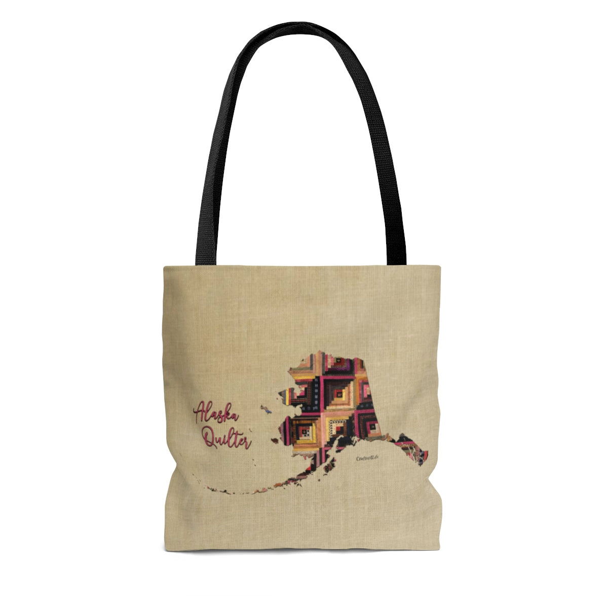 Alaska Quilter Cloth Tote Bag