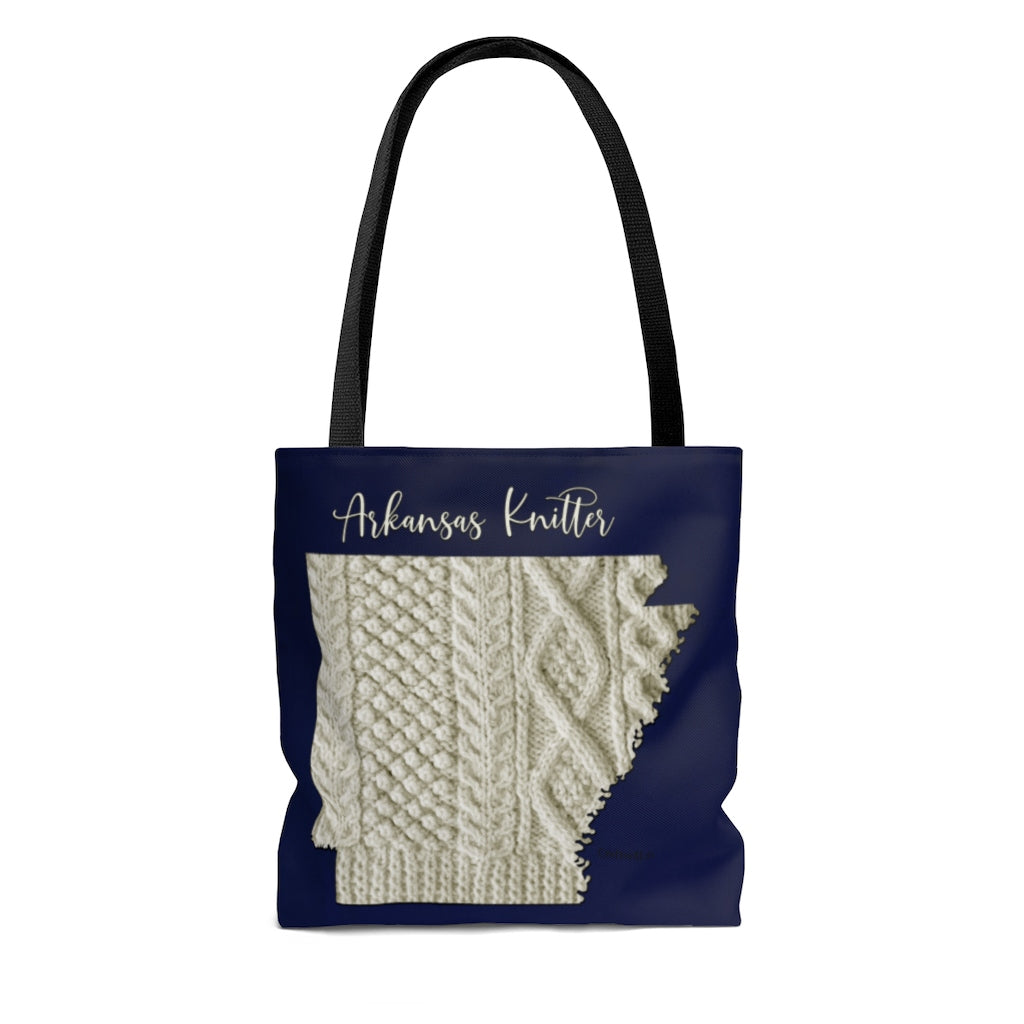 Arkansas Knitter Cloth Tote Bag