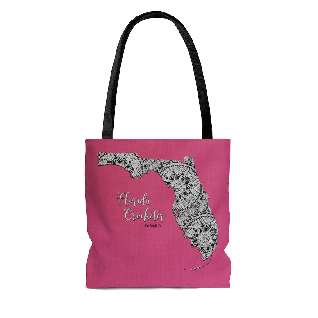 Florida Crocheter Cloth Tote Bag