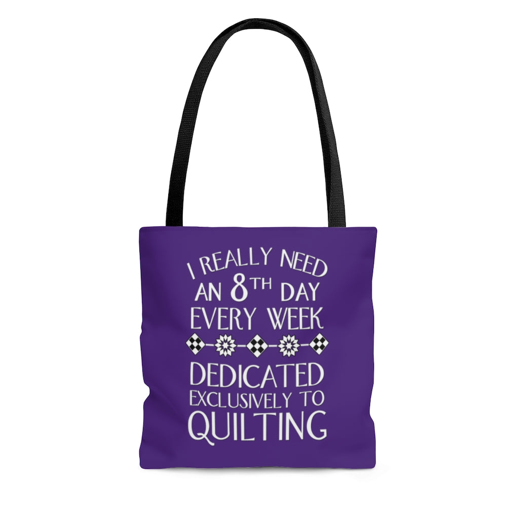 8th Day Quilting - Tote Bag