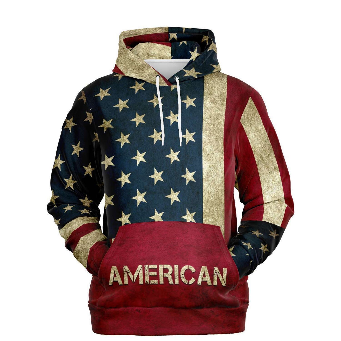 American Flag and Eagle Hoodie