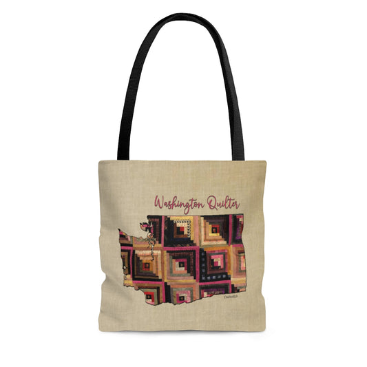 Washington Quilter Cloth Tote Bag