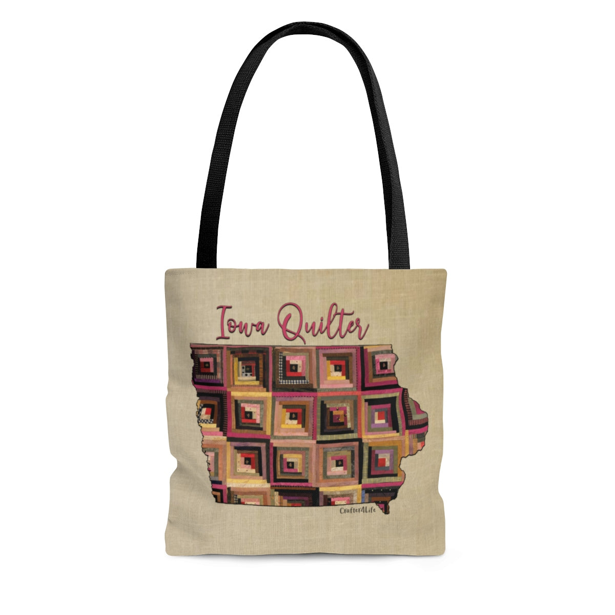 Iowa Quilter Cloth Tote Bag