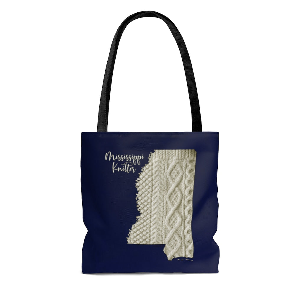 Mississippi Knitter Cloth Tote Bag