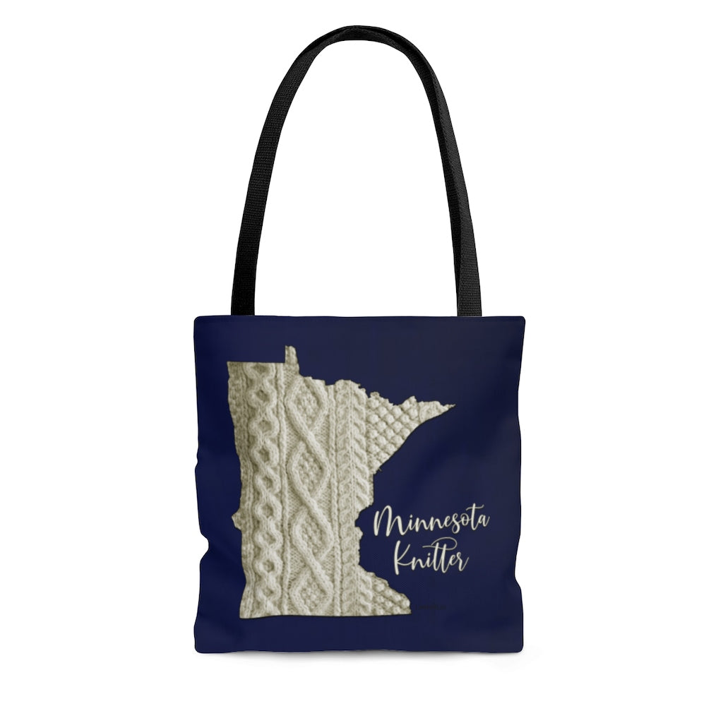 Minnesota Knitter Cloth Tote Bag