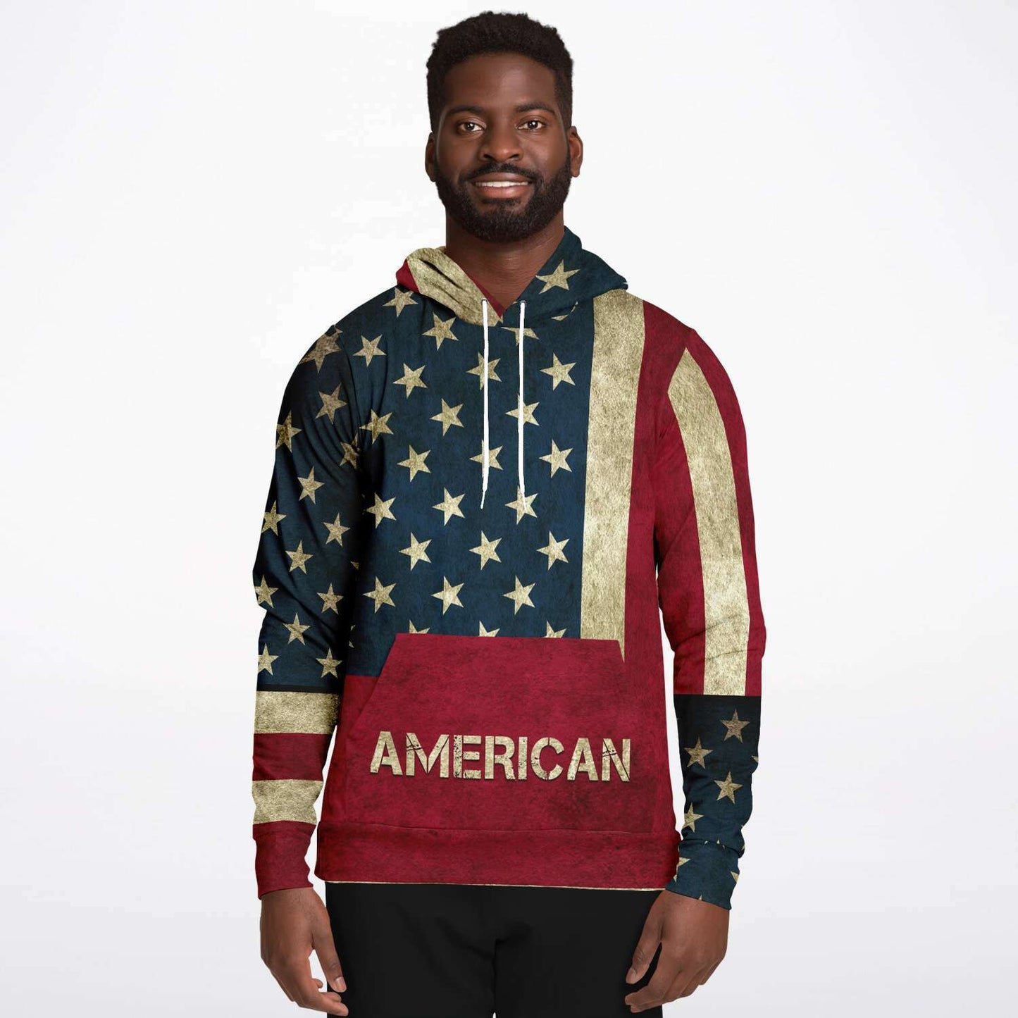 American Flag and Eagle Hoodie