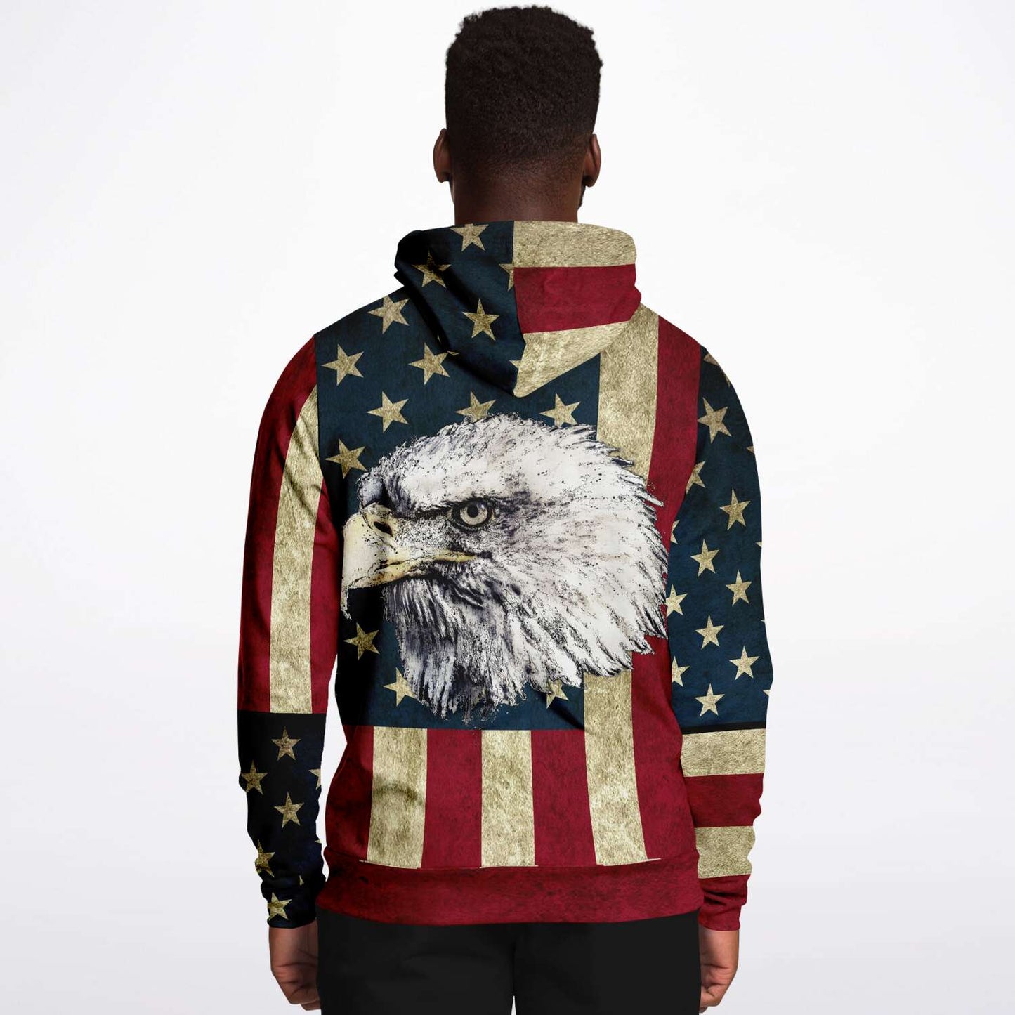 American Flag and Eagle Hoodie