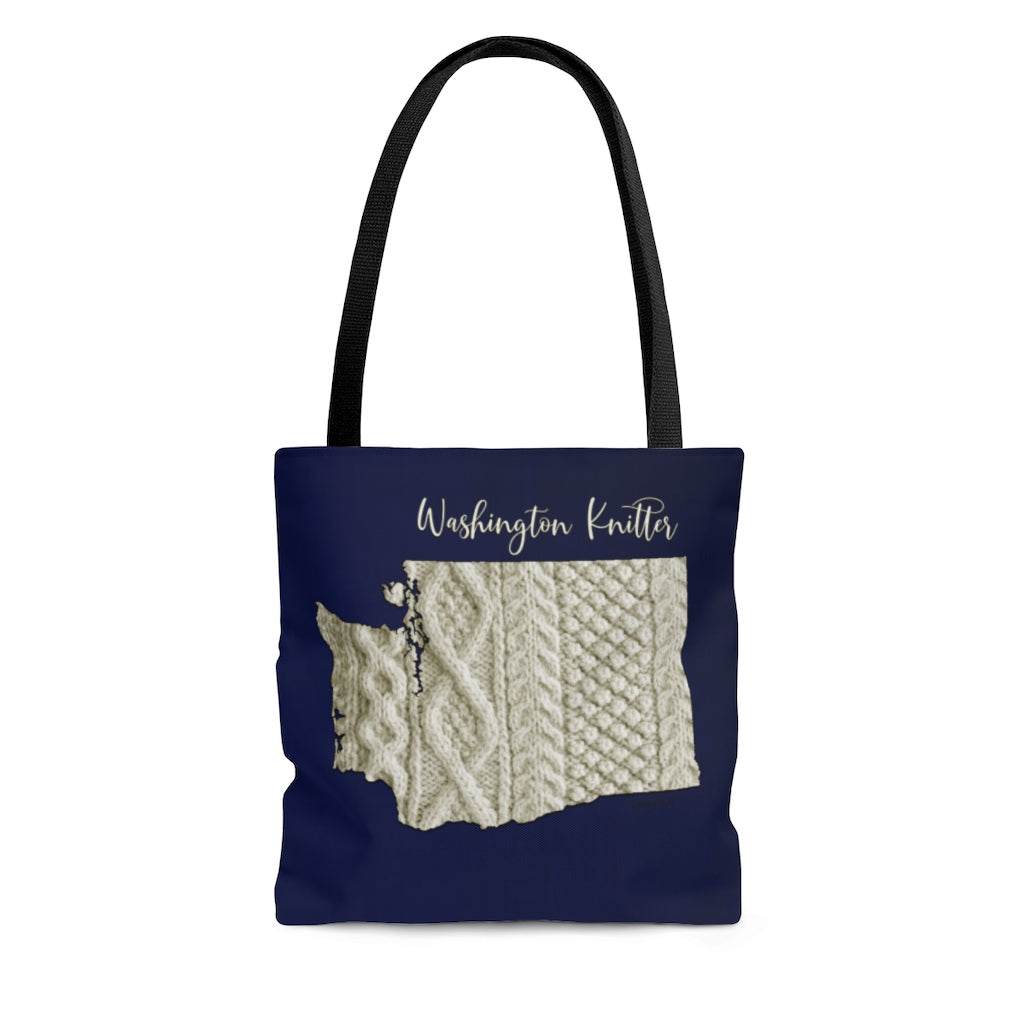 Washington Knitter Cloth Tote Bag