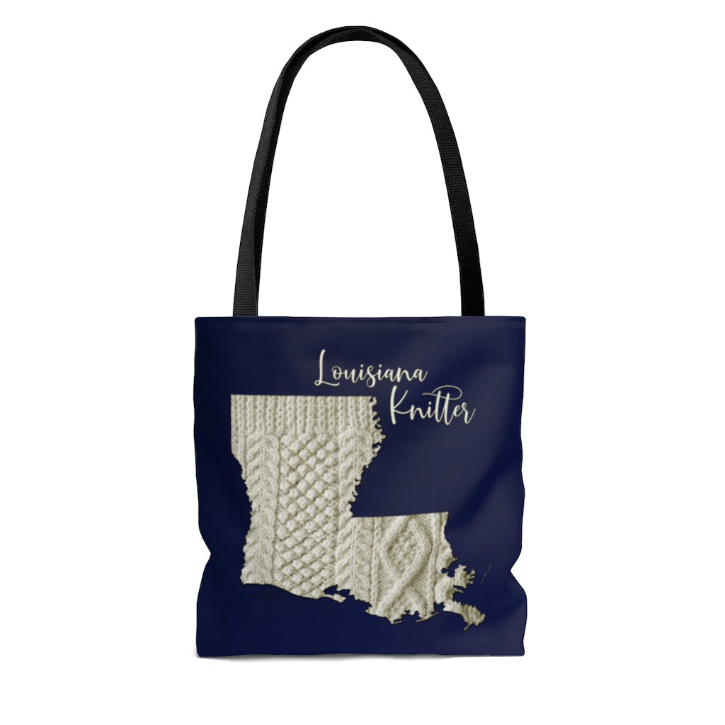 Louisiana Knitter Cloth Tote Bag