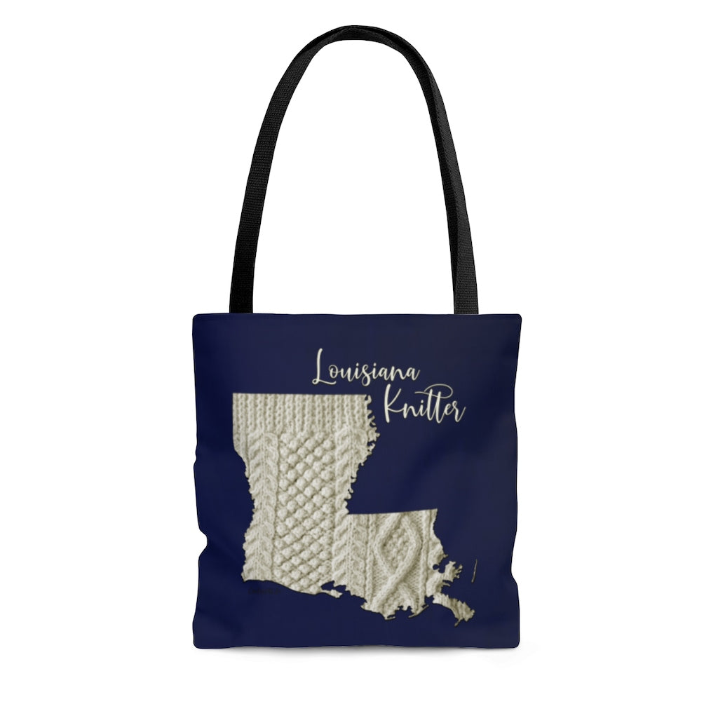 Louisiana Knitter Cloth Tote Bag