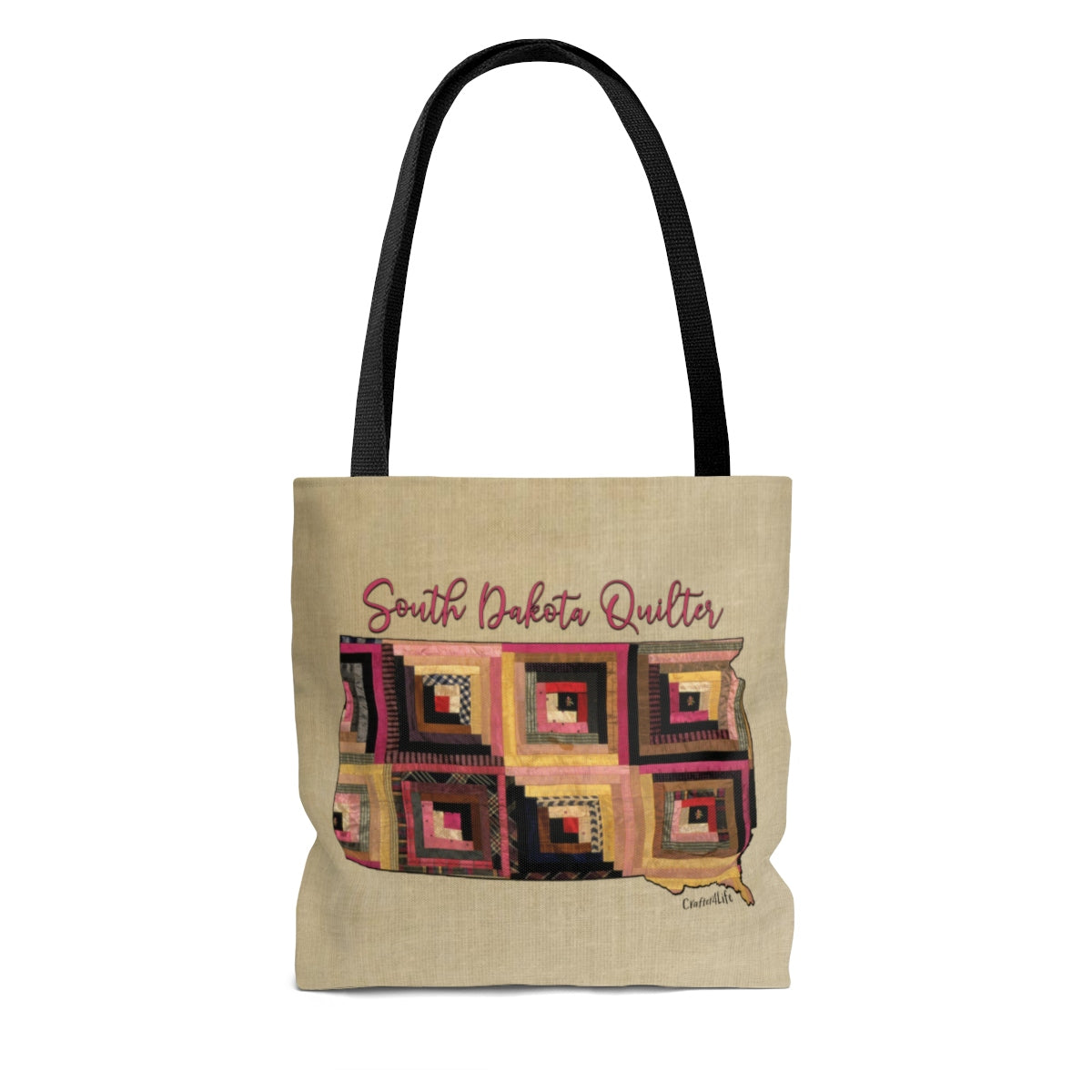 South Dakota Quilter Cloth Tote Bag