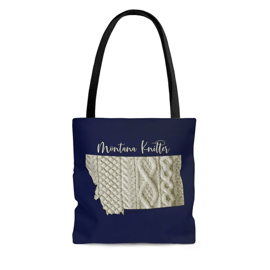 Montana Knitter Cloth Tote Bag