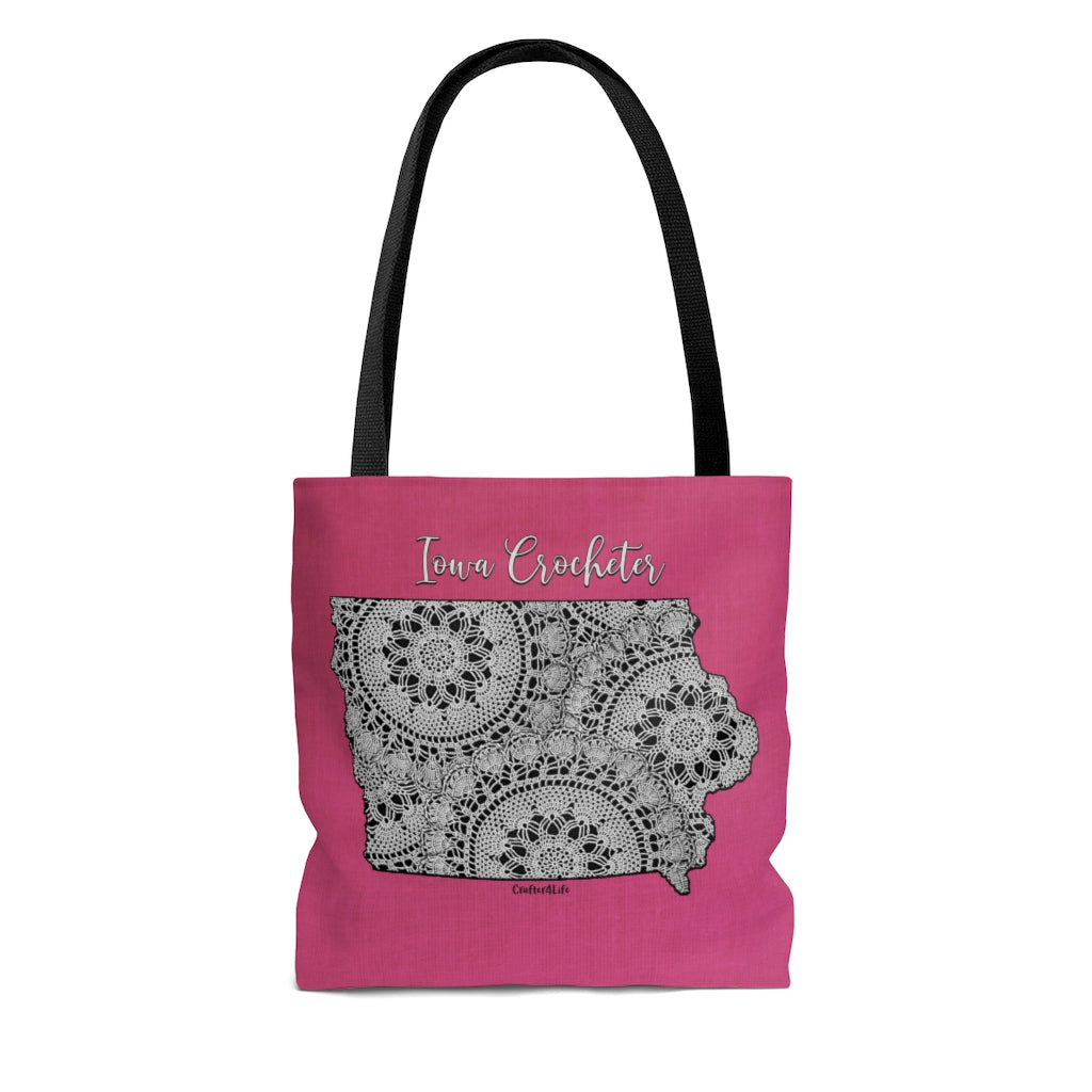 Iowa Crocheter Cloth Tote Bag