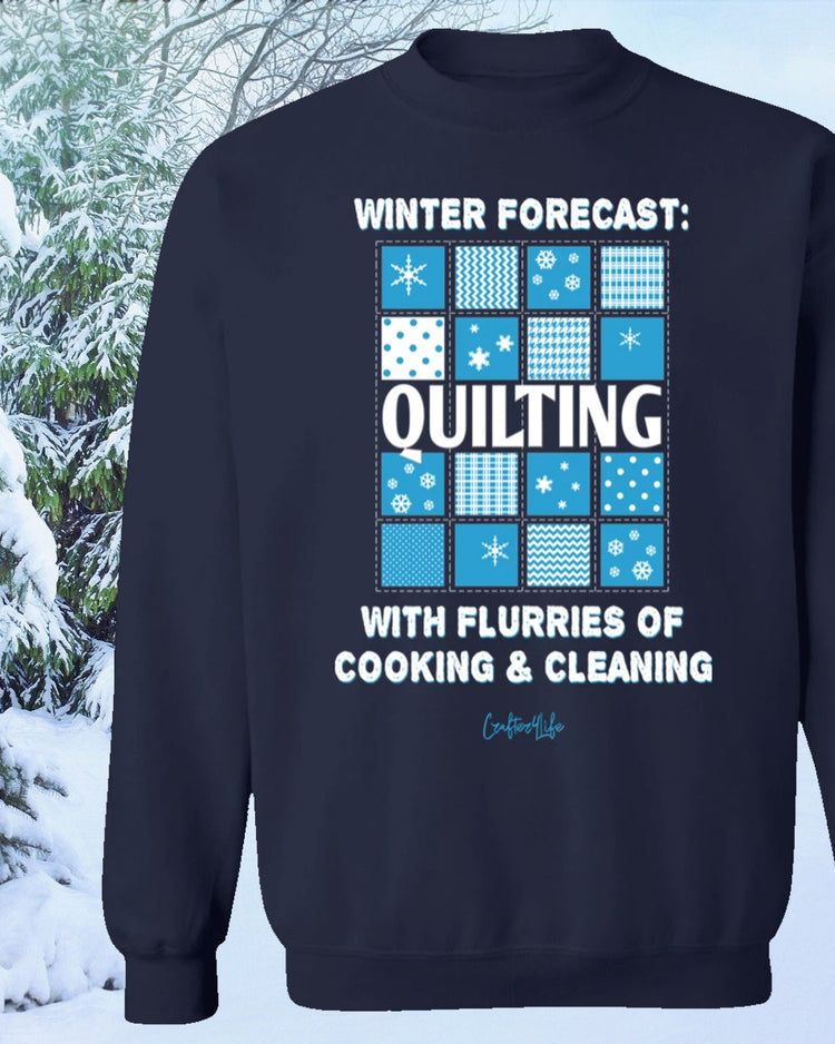 Winter Forecast Quilting Flurries