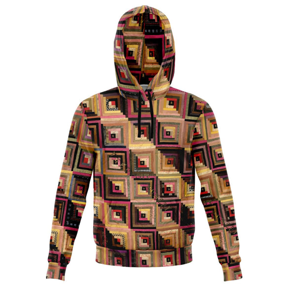 Feed the Hungry Vintage Quilt - Fashion Hoodie