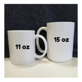 Fall in Love with Stitching Black Mugs