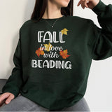 Fall in Love with Beading Sweatshirt