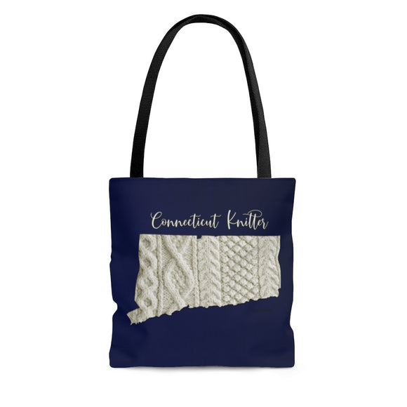 Connecticut Knitter Cloth Tote Bag
