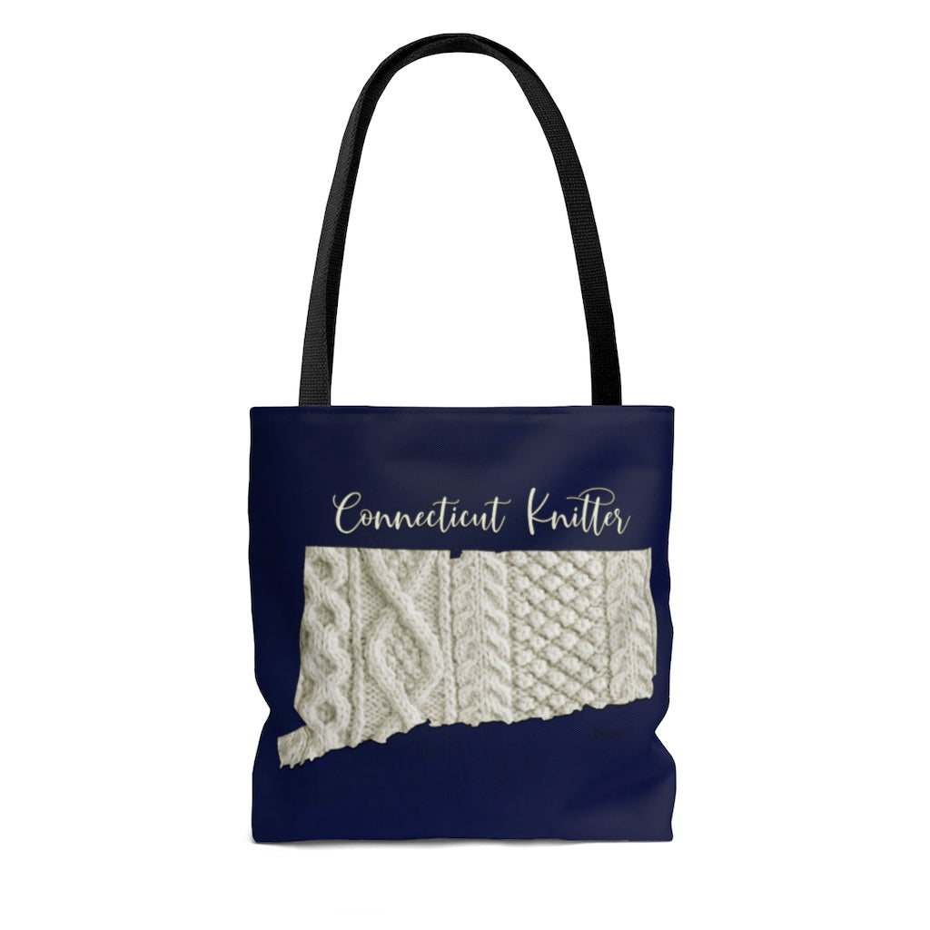 Connecticut Knitter Cloth Tote Bag