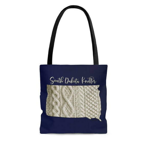 South Dakota Knitter Cloth Tote Bag