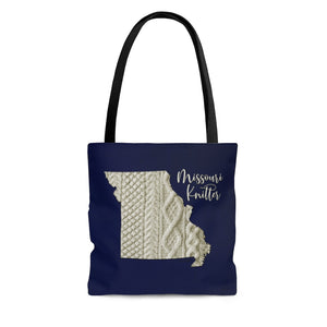 Missouri Knitter Cloth Tote Bag