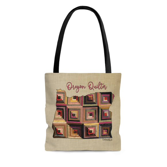 Oregon Quilter Cloth Tote Bag