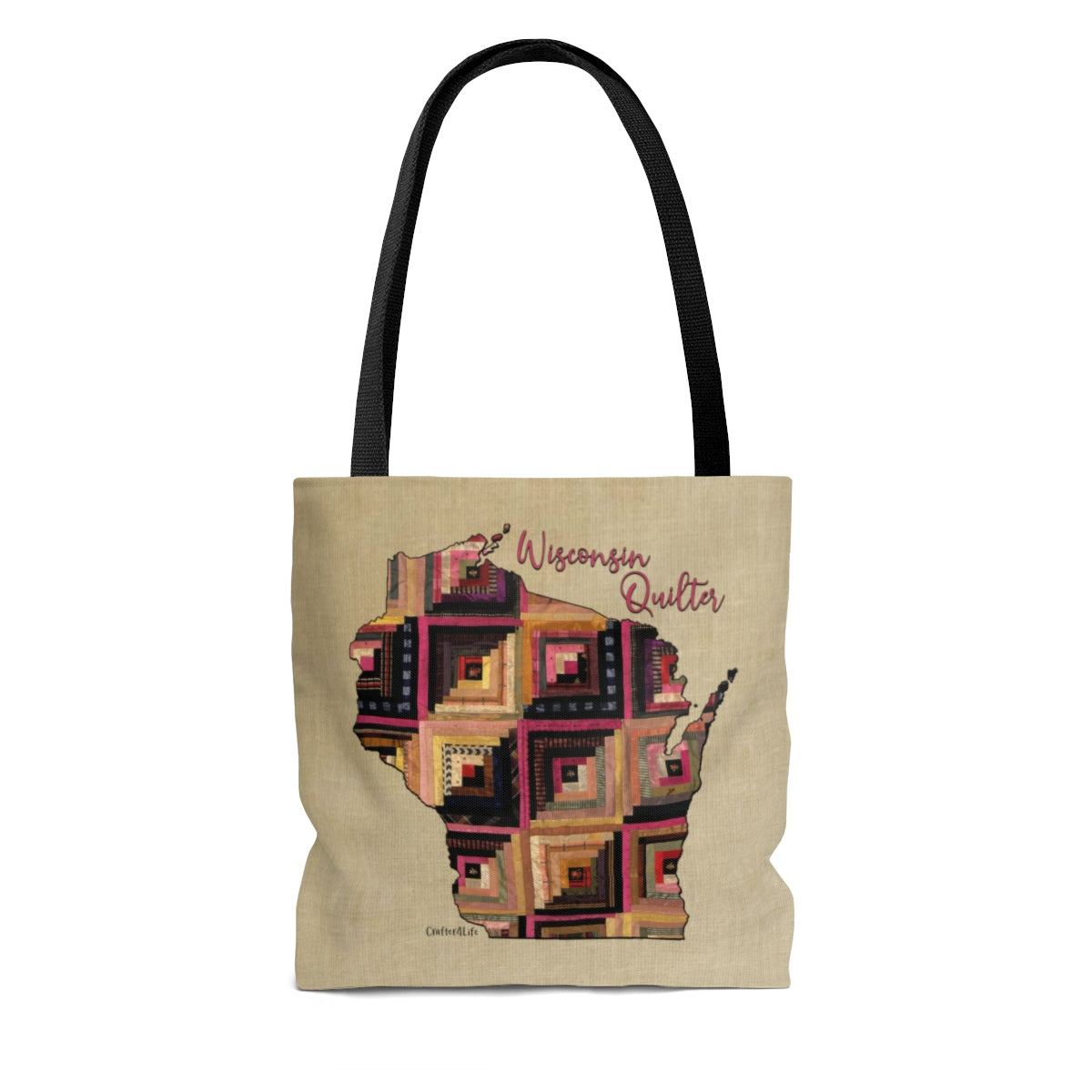 Wisconsin Quilter Cloth Tote Bag
