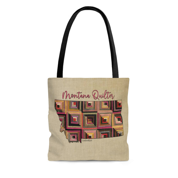 Montana Quilter Cloth Tote Bag