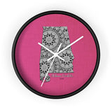 Alabama Crocheter Wall clock