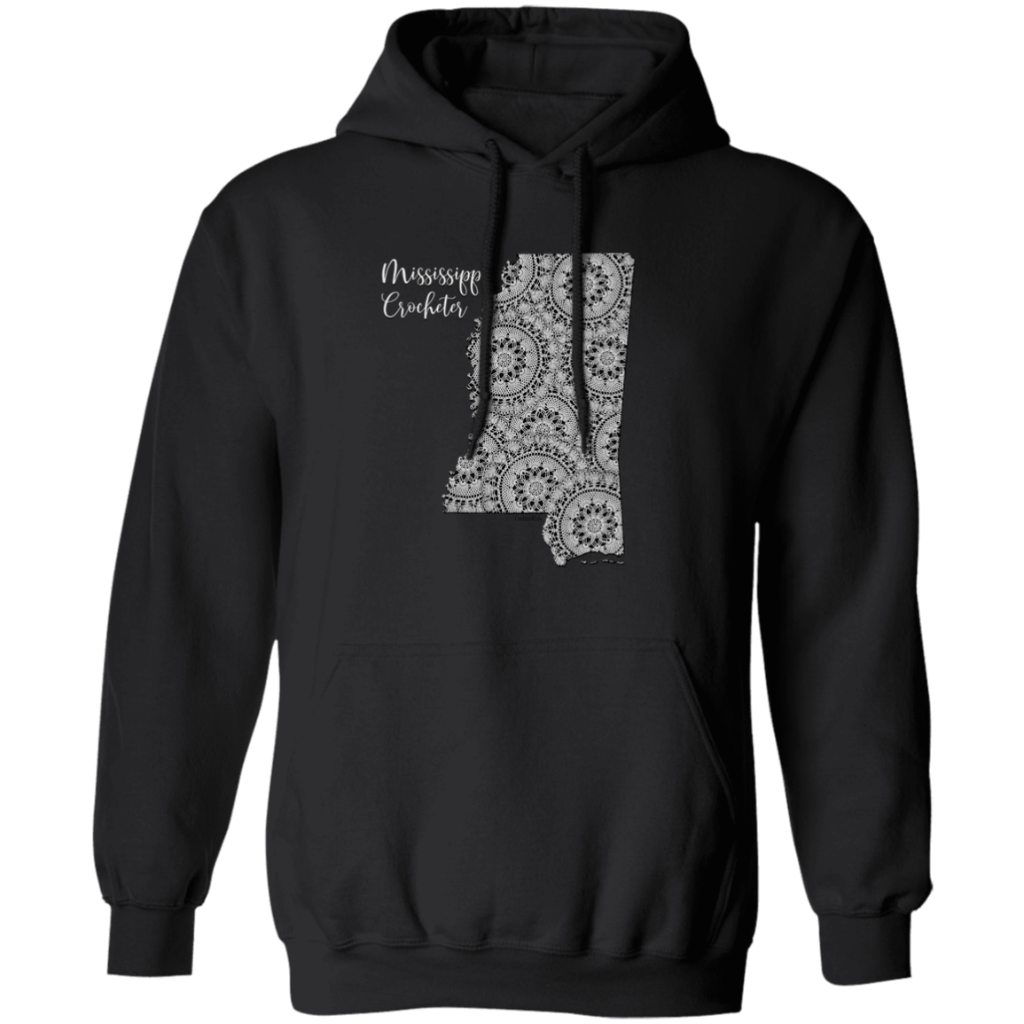 Mississippi Crocheter Pullover Hoodie