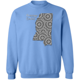 Mississippi Crocheter Crewneck Pullover Sweatshirt