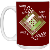 Make a Quilt (Greenery) Mugs