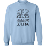 8th Day Quilting Sweatshirt