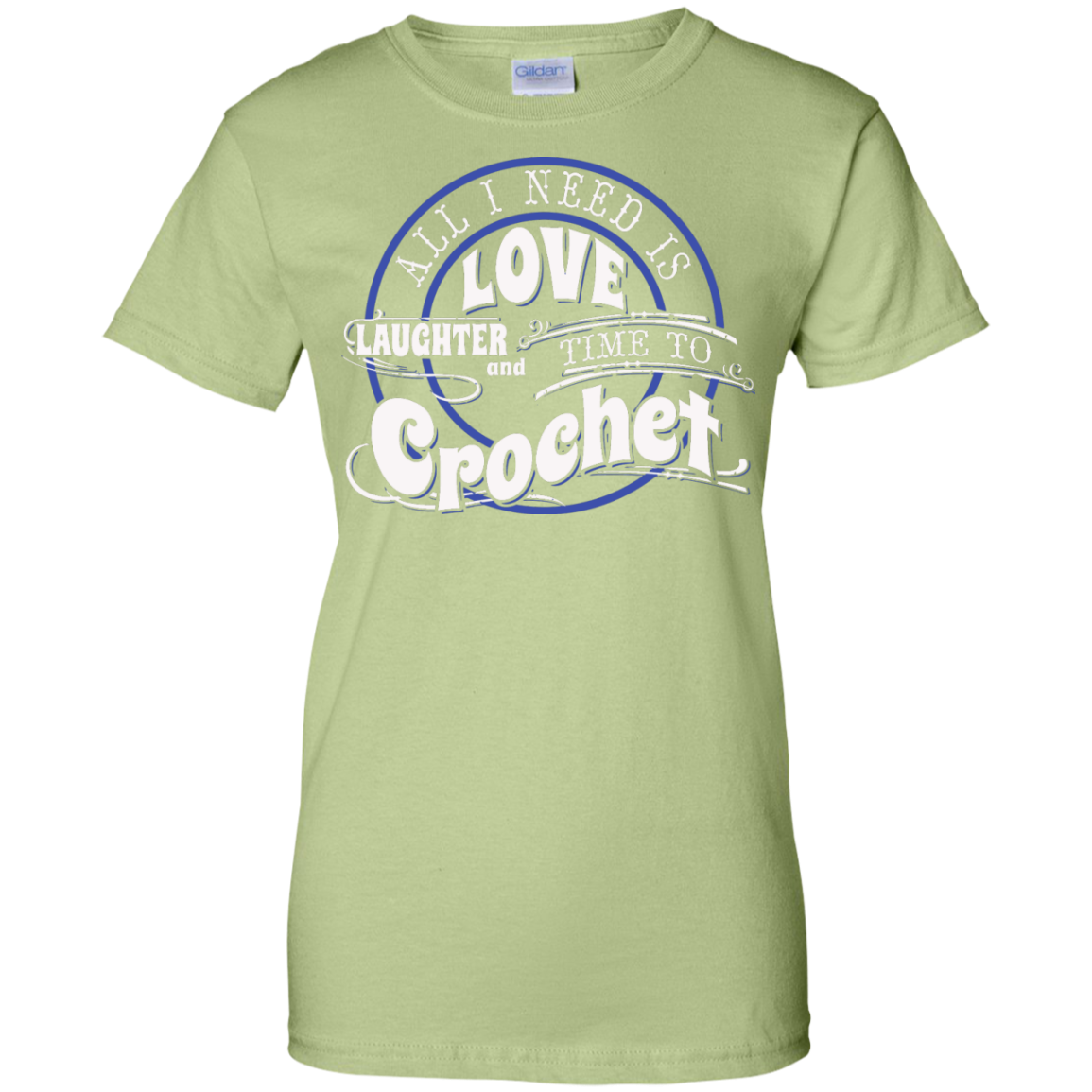 Time to Crochet Ladies Custom 100% Cotton T-Shirt - Crafter4Life - 2