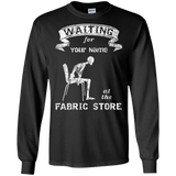 Waiting at the Fabric Store - Personalized Unisex T-Shirts
